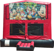 Red Mickey and Friends- Large Red Mickey and Friends- Large